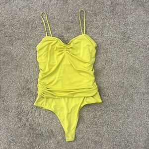 EXPRESS Ruched Bodysuit